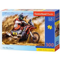 CASTORLAND Puzzle układanka 300 elementów Dirt Bike Power - Motocyklista 8+ - Miniaturka zdjęcia nr 3