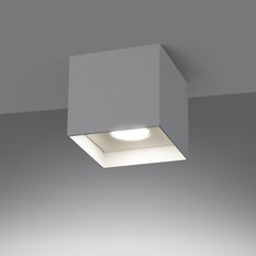 Plafon HATI 10x10x10 cm nowoczesna lampa sufitowa loft biały kwadrat GU10 - Miniaturka zdjęcia nr 3