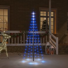  Choinka do montażu na maszcie, 108 niebieskich diod LED, 180 cm - Miniaturka zdjęcia nr 2