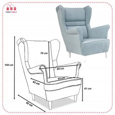 Zestaw wypoczynkowy sofa + 2 fotele Family Meble - Miniaturka zdjęcia nr 6