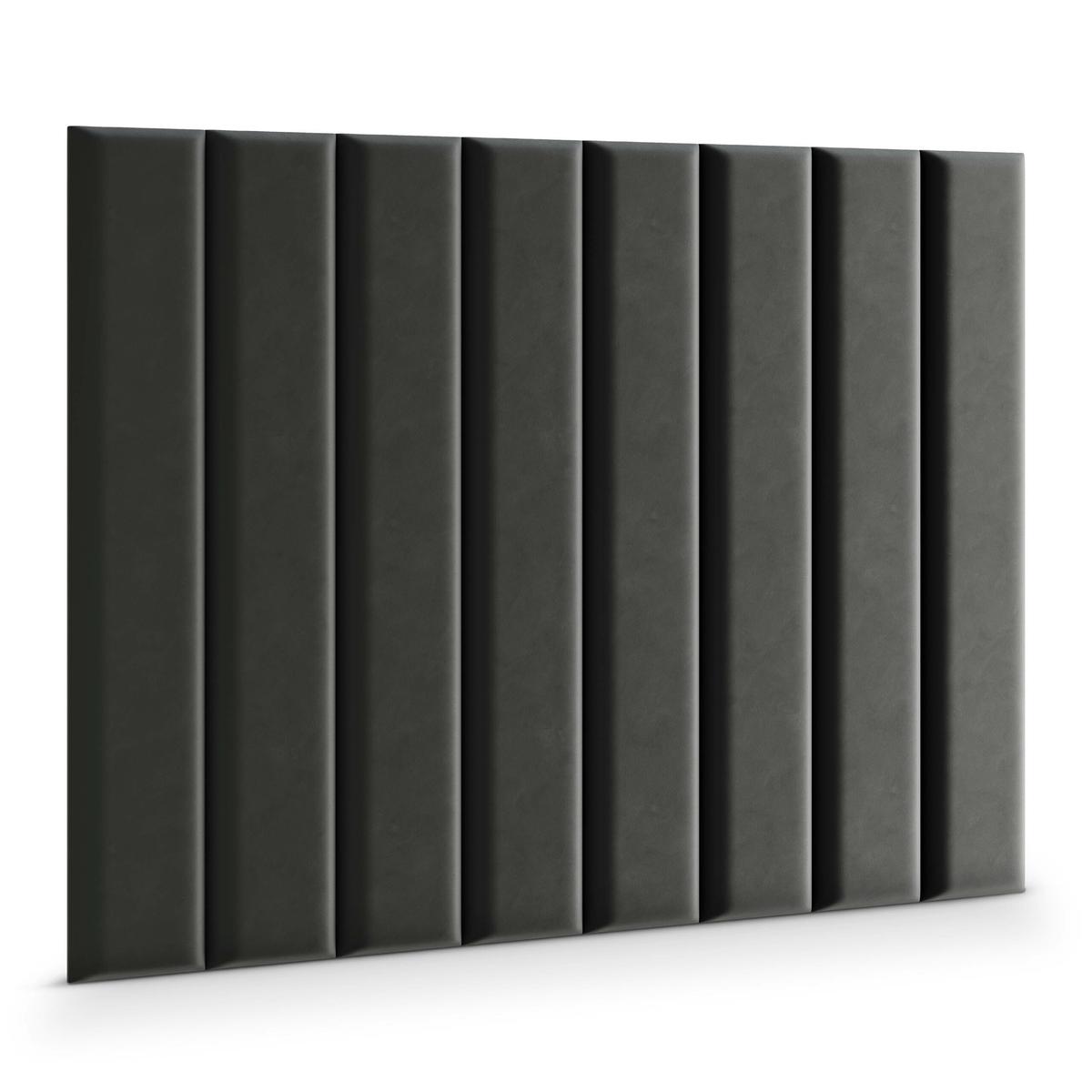 Panele tapicerowane 100x20 na ścianę magic velvet grafitowy nr. 3