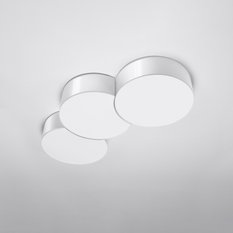 Plafon CIRCLE 3A biały 11.5x35x91cm E27 nowoczesna lampa do salonu - Miniaturka zdjęcia nr 2