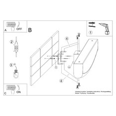 Kinkiet JORUN biały LED 3000K 7x5.5x60cm nowoczesna lampa LED do salonu - Miniaturka zdjęcia nr 11