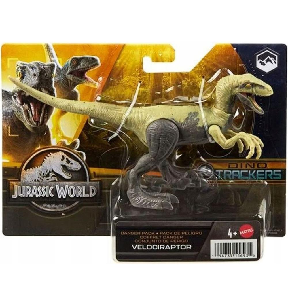 Park jurajski mattel dinozaur velociraptor jurassic world dino trackers dla dziecka nr. 1