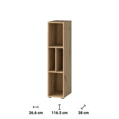 Regał 26,6x38x116,5 cm Melo z czterema półkami  dąb artisan do salonu lub pokoju czy sypialni - Miniaturka zdjęcia nr 2