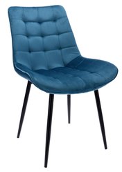 Krzesło do salonu jadalni  MISS niebieskie