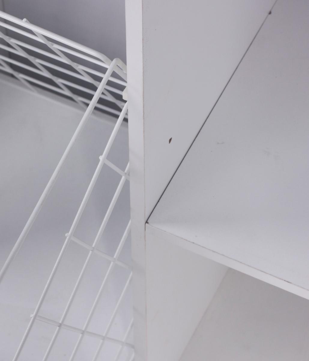 Słupek łazienkowy z dostawą najtaniej LUBA 1K DD 174x60x30 cm szafka łazienkowa kosz na pranie regał biały mat nr. 9