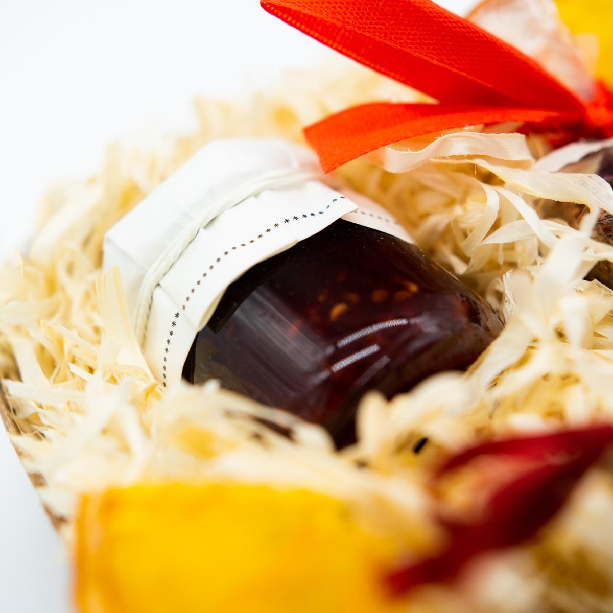 Zestaw prezentowy 15x22x6 cm na prezent w zestawie konfitura miód idealny upominek nr. 3