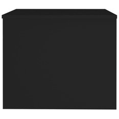 Stolik kawowy 80x50x40 cm z rozkładanym blatem ze schowkiem czarny do salonu - Miniaturka zdjęcia nr 7
