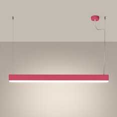 Lampa wisząca FARGE różowa LED 4000K 150x8x120cm nowoczesna LED do salonu - Miniaturka zdjęcia nr 3