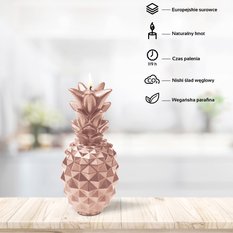 Świeca Pineapple Rose Gold Big - Miniaturka zdjęcia nr 3