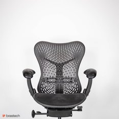 Fotel biurowy Herman Miller Mirra – ergonomiczny, odnowiony, siatkowe siedzisko, elastomerowe oparcie, 3D podłokietniki - Miniaturka zdjęcia nr 6