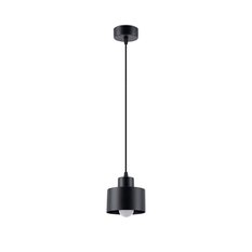 Lampa wisząca SAVAR 1 czarna 120x12x12cm nowoczesna E27 do salonu - Miniaturka zdjęcia nr 1