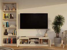 Szafka RTV Malwa 36x120x40 cm do salonu kaszmir beż - Miniaturka zdjęcia nr 5