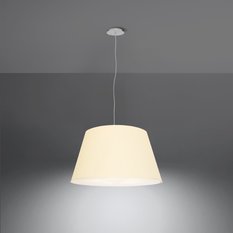 Żyrandol CONO 114x45x45cm biała lampa wisząca nowoczesna E27 do salonu  - Miniaturka zdjęcia nr 3