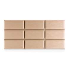 Panele tapicerowane 60x30 na ścianę magic velvet beżowy - Miniaturka zdjęcia nr 4