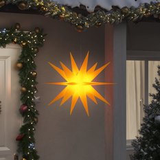 vidaXL Ozdoby świetlne z LED, 3 szt., składane, żółte, 100 cm - Miniaturka zdjęcia nr 2