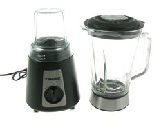 Blender z młynkiem mikser 500W stal szkło - Miniaturka zdjęcia nr 1