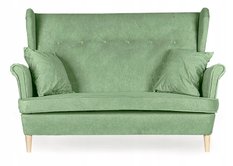 Zestaw wypoczynkowy mebli ARI 149x104x92 cm uszak sofa fotele pufy do salonu Mirofaza seledyn - Miniaturka zdjęcia nr 2