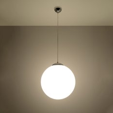 Lampa wisząca UGO 40 chrom 130x40x40cm nowoczesna E27 do salonu - Miniaturka zdjęcia nr 3