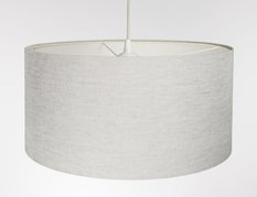 Lampa wisząca 40cm LEN LIGHT beżowa do salonu - Miniaturka zdjęcia nr 6