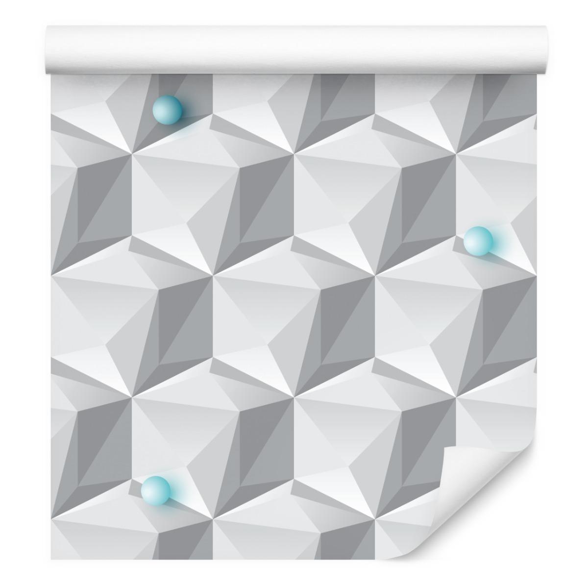 Tapeta Do Biura GEOMETRYCZNY Wzór Kule Efekt 3D  nr. 8