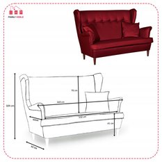 Zestaw wypoczynkowy eko skóra sofa + 2 fotele - Miniaturka zdjęcia nr 7
