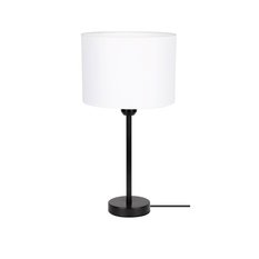 Lampa stołowa TAMARA 1xE27 Max.40W minimalistyczna biało-czarna do pokoju