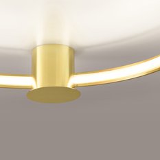 Plafon RIO 78 złoty połysk 3000K 13x84x78cm lampa LED do salonu - Miniaturka zdjęcia nr 7