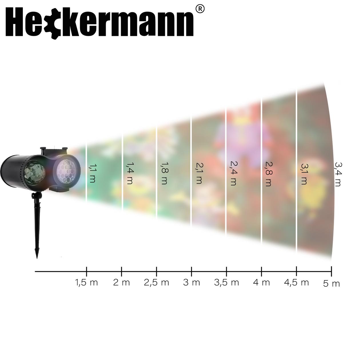 Projektor świąteczny LED Heckermann nr. 3