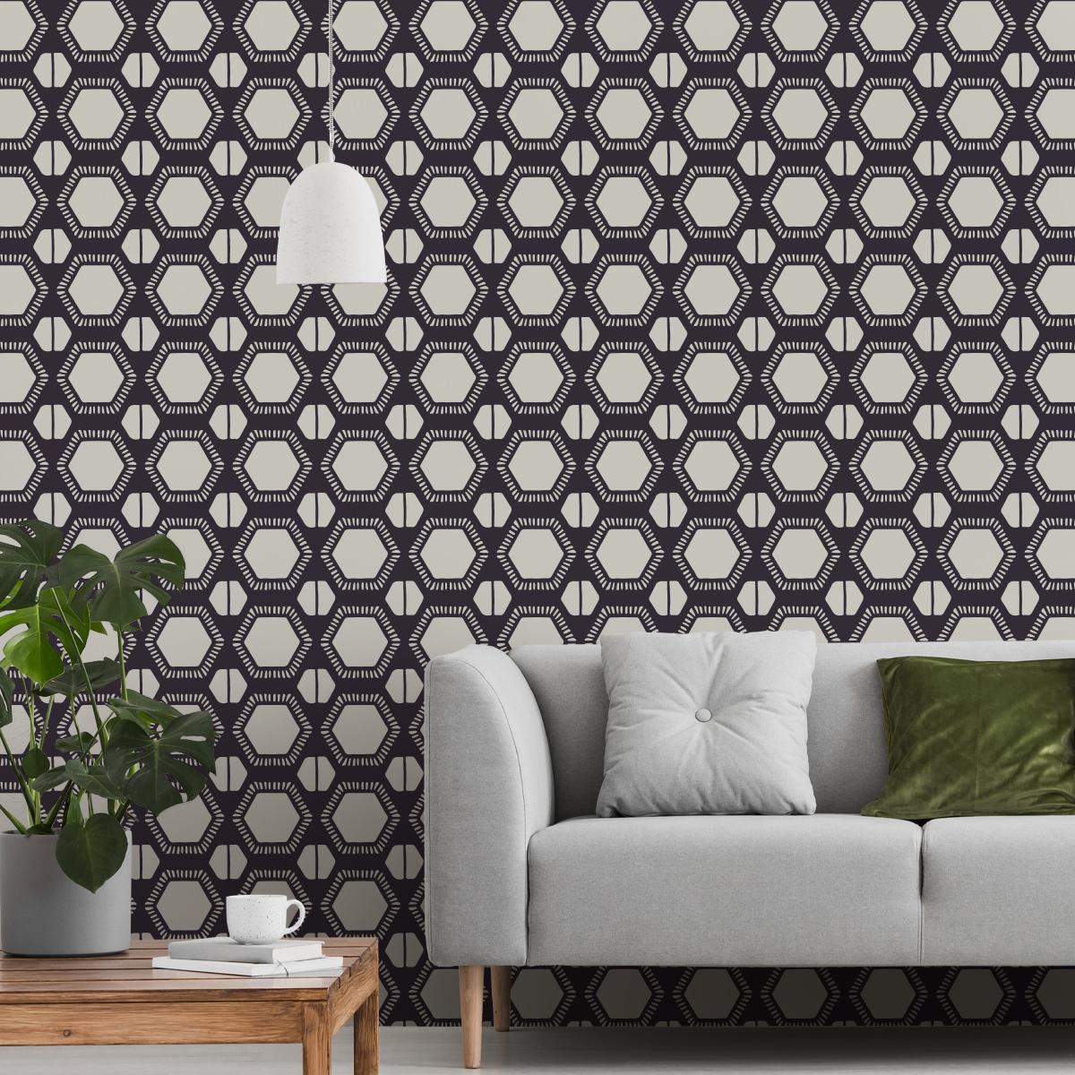 Tapeta GEOMETRYCZNA W Rolce Nowoczesna Abstrakcja 53x1000  nr. 4