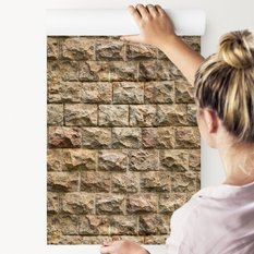 Tapeta Ścienna Kamienny MUR Cegła Dekor Efekt 3D 53x1000  - Miniaturka zdjęcia nr 6