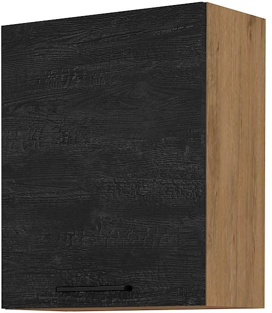 Szafka kuchenna 60x31x71,5 cm wisząca z półkami z cichym domykiem dark wood i dąb lancelot do kuchni