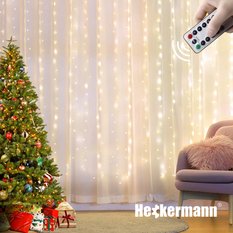 Girlanda LED Heckermann YS-0003 3x3m 300LED Warm - Miniaturka zdjęcia nr 9