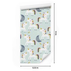 Tapeta W Stylu Skandynawskim JEDNOROŻCE Księżyce  - Miniaturka zdjęcia nr 2