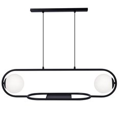 Lampa wisząca K-4961 FINESTRA 93x80x26 cm z kwietnikiem do salonu lub pokoju czarny/biały matowy - Miniaturka zdjęcia nr 2