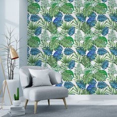 Tapeta W Rolce Kolorowe LIŚCIE Monstera Kameleon 53x1000  - Miniaturka zdjęcia nr 3