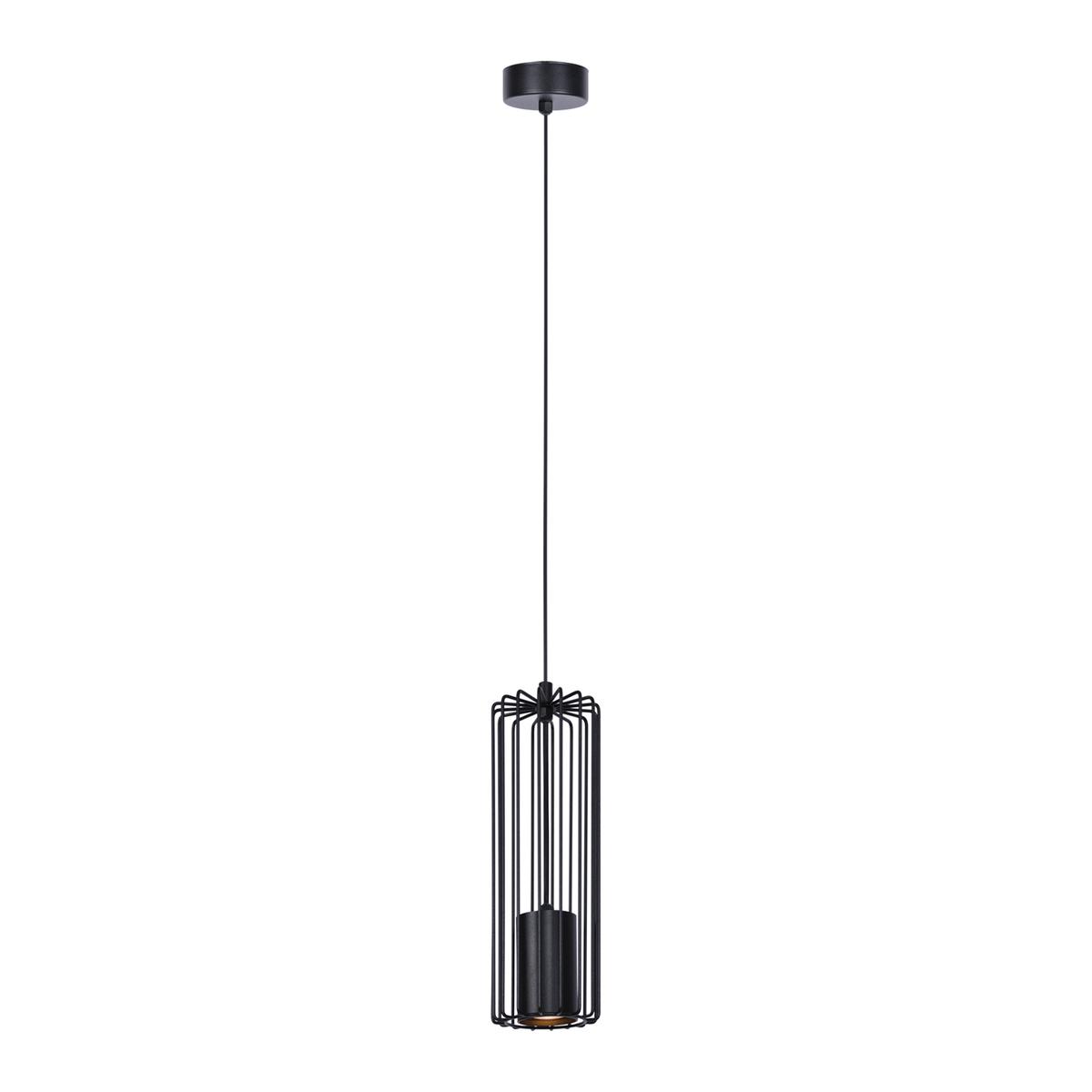 Lampa wisząca K-4930 FALCON 10x120x32 cm do salonu lub pokoju czarny