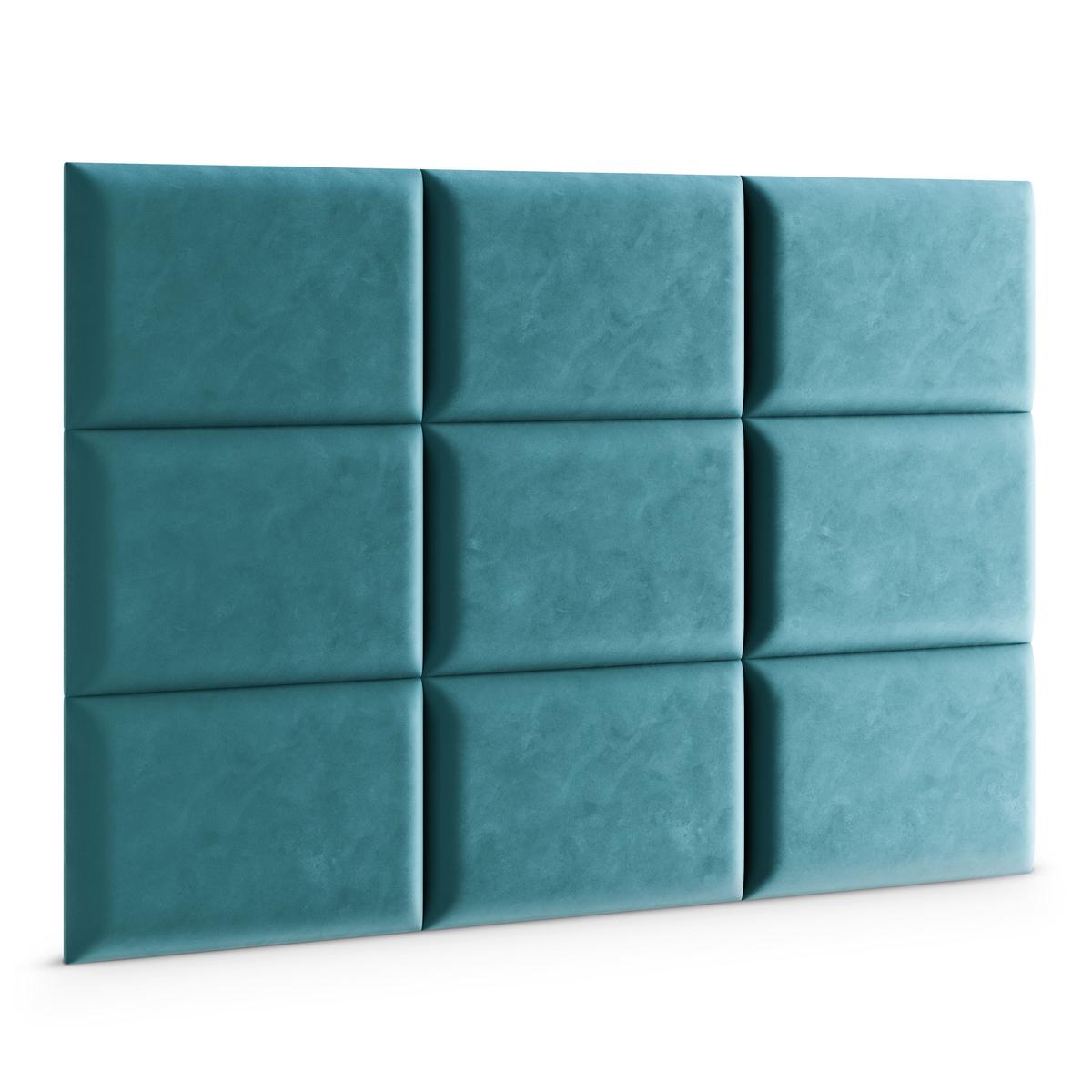  Panele tapicerowane 40x30 cm na ścianę magic velvet morski nr. 3