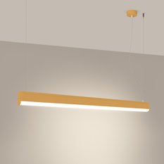 Lampa wisząca FARGE złota LED 3000K 150x8x120cm nowoczesna LED do salonu - Miniaturka zdjęcia nr 3