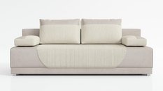 Kanapa Cleo 82x201x92 cm z pojemnikiem na pościel do sypialni Poso + Paros kremowo-beżowy - Miniaturka zdjęcia nr 1