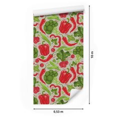 Tapeta warzywa papryka chili przyprawy do kuchni - Miniaturka zdjęcia nr 2