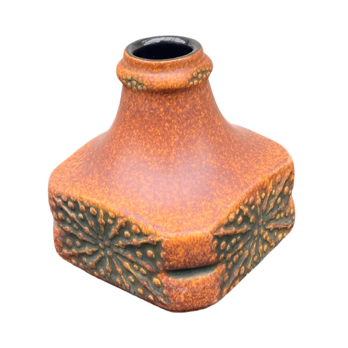 Wazon ceramiczny w stylu op-art Fohr Keramik, Niemcy, lata 70. nr. 2