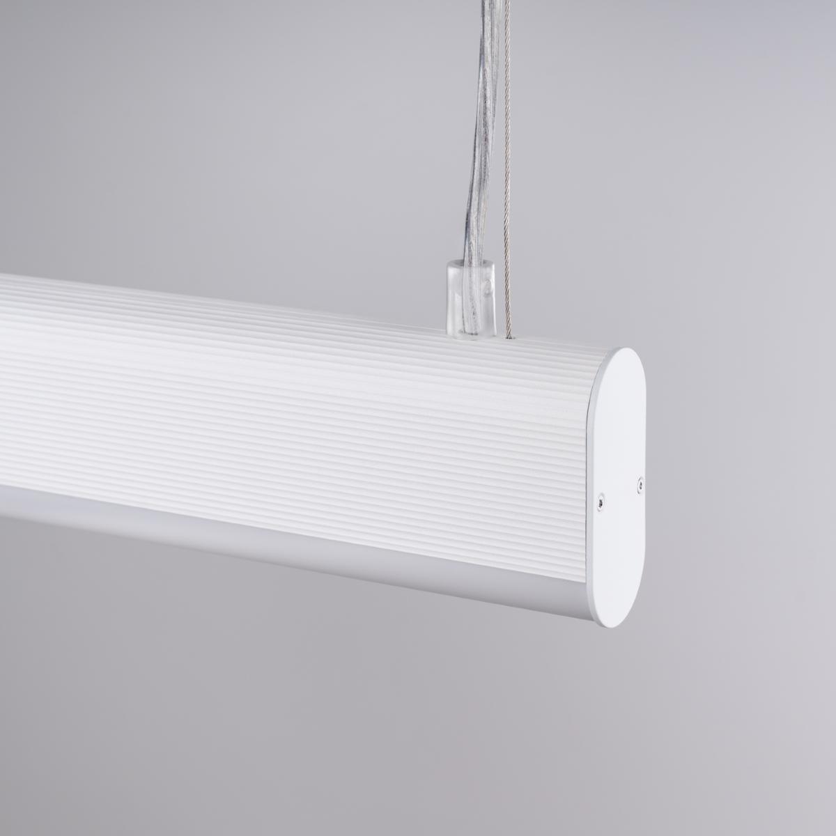 Lampa wisząca FARGE biała LED 3000K 150x8x120cm nowoczesna LED do salonu nr. 6