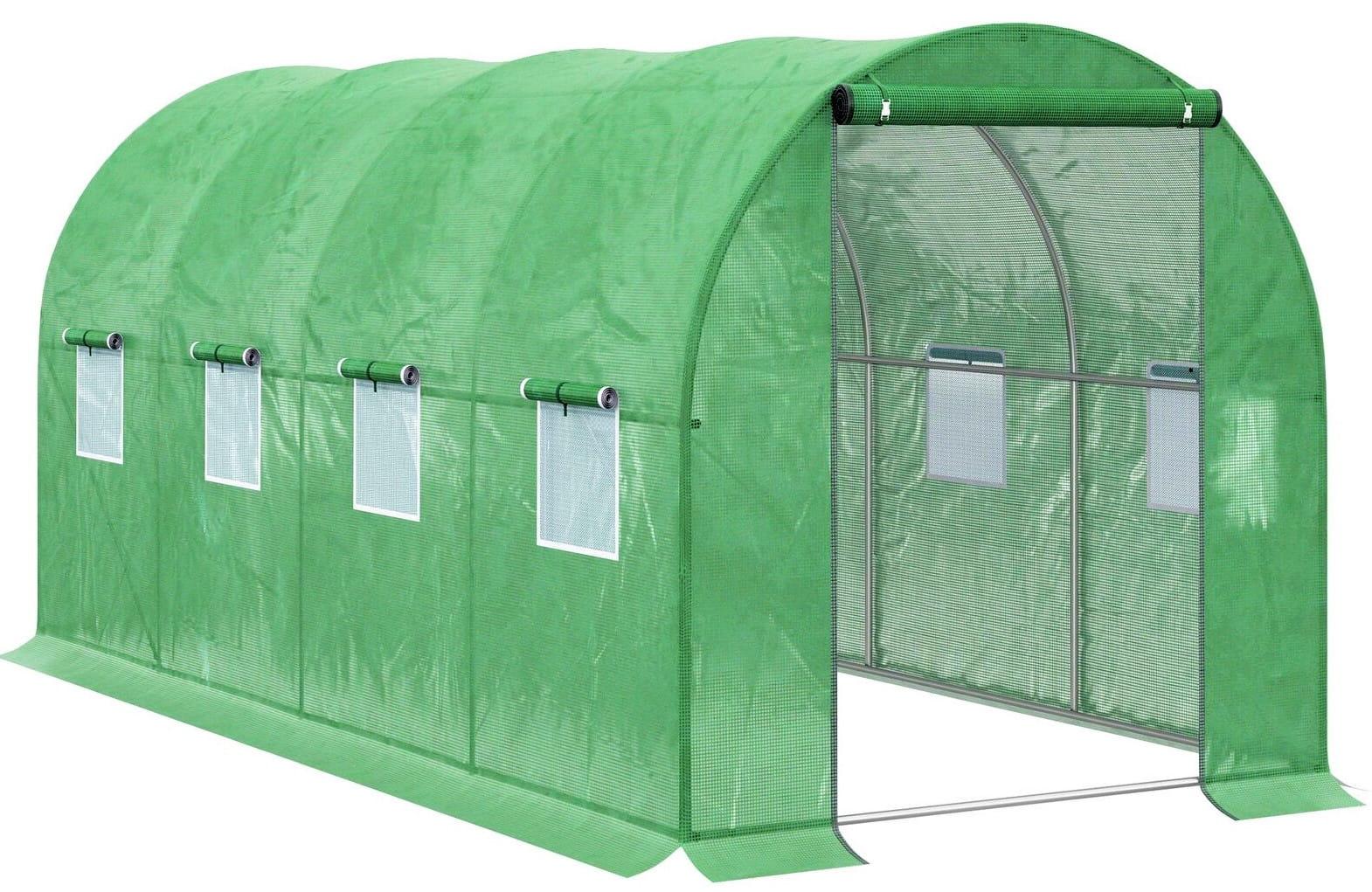 Tunel foliowy 400x200 cm szklarnia namiot ogrodowy 8M2 do ogrodu nr. 2