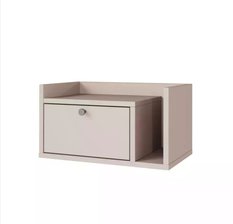 Szafka nocna wisząca AURA 50x35x22 cm stolik nocny do sypialni prawy kaszmir - Miniaturka zdjęcia nr 2
