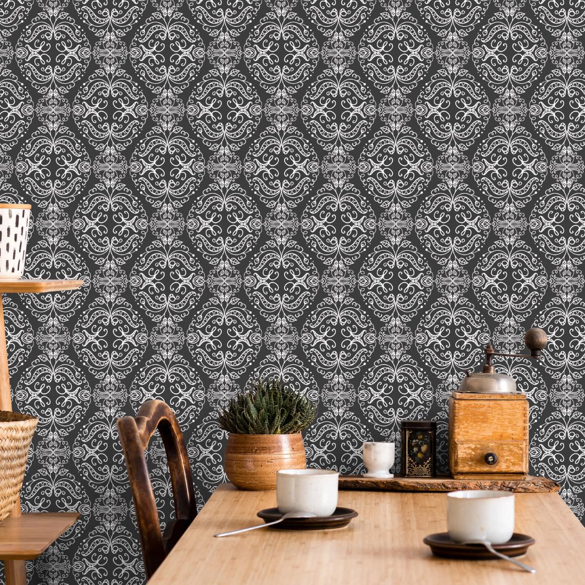 Tapeta Dostojne ornamenty, dekoracja w stylu egzotycznym nr. 4