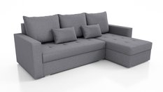 Narożnik Focus 85x229x149 cm do sypialni rozkładany sawana szary - Miniaturka zdjęcia nr 1