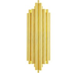 Kinkiet art deco munspel gold harmony 50 cm do sypialni salonu złoty 