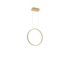 Lampa wisząca RIO 55 złota LED 4000K 150x16x55cm nowoczesna LED do salonu - Miniaturka zdjęcia nr 1